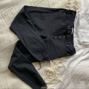 Mid Rise Madewell Black skinny jeans